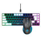 Key RGB Gaming Keyboard and Mouse Combo with Mechanical Feel Keys