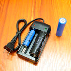 Lithium Battery Universal Charger, Dual Charging for Flashlight Batteries,