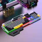 Gaming Keyboard with RGB Backlit 104 Key USB Gaming Keyboard