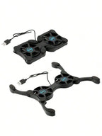 Laptop Cooling Pad Portable USB Laptop Fan Foldable Stand for Laptops